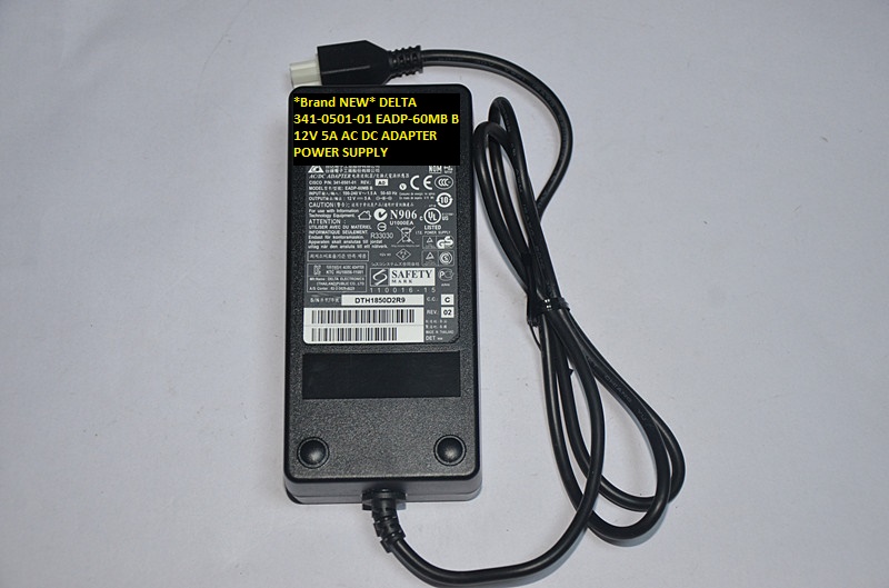 *Brand NEW*DELTA EADP-60MB B AC100-240V 12V 5A 341-0501-01 AC DC ADAPTER POWER SUPPLY - Click Image to Close